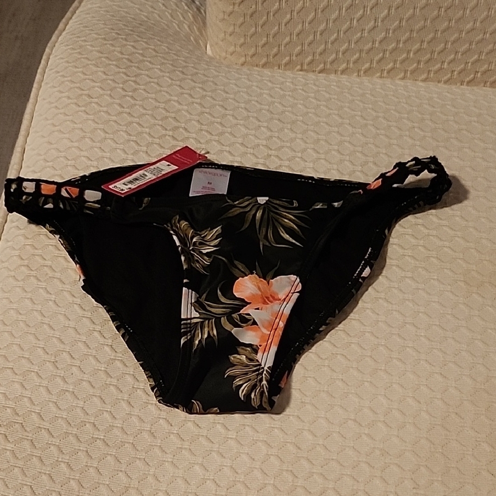 NWT Xhilaration Floral Bikini Bottom